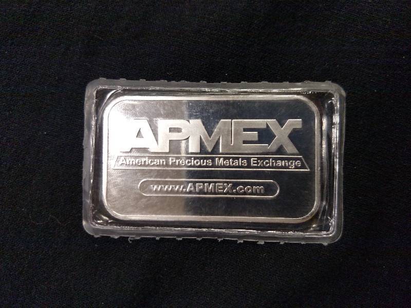 Apmex One Ounce .999 Silver Ingot...