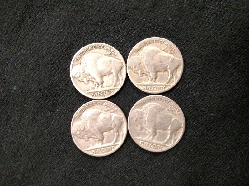 1929, 1935, 1936, & 1937 Buffalo Ni...