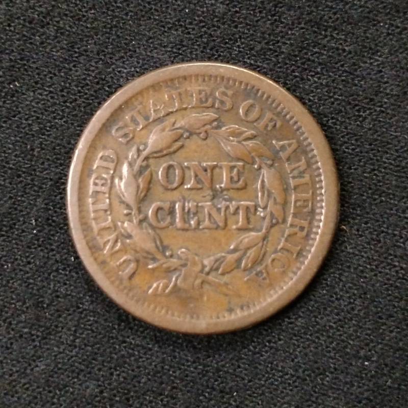 1851 Braided Hair Large Cent...