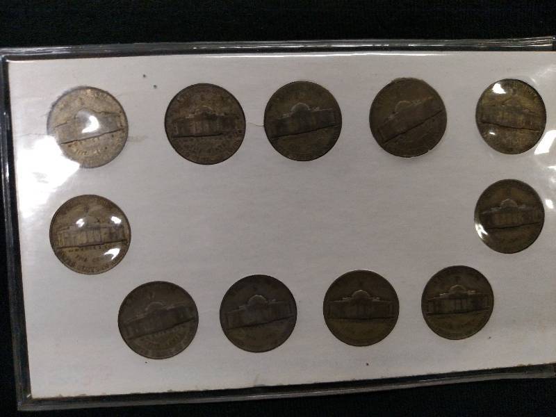 U.S. Wartime Silver Nickel Set...