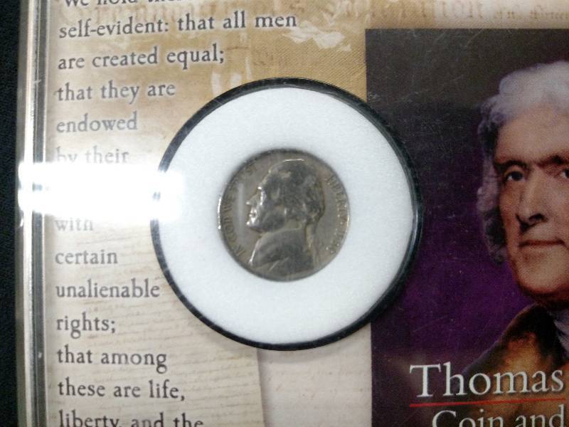 Thomas Jefferson Coin & Stamp Set I...