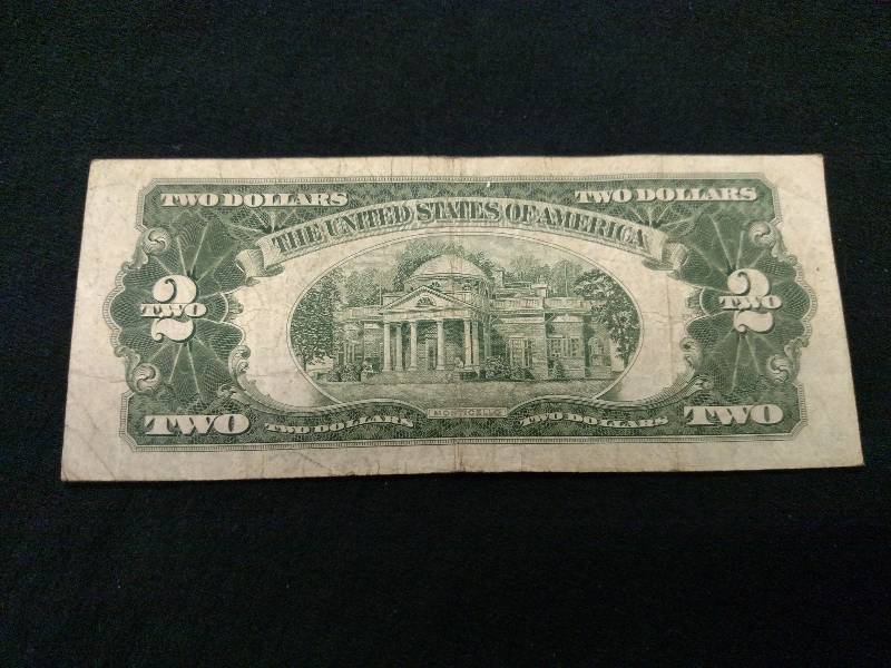 1953 Two Dollar Red Seal Note...