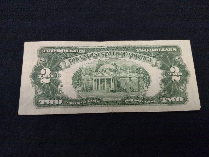 1953 A Two Dollar Red Seal Note...