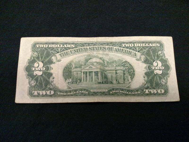 1953 B Two Dollar Red Seal Note...