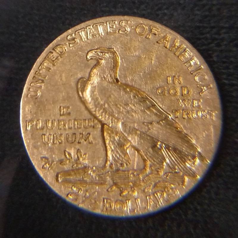 1908 Indian Two and One Half Dollar...