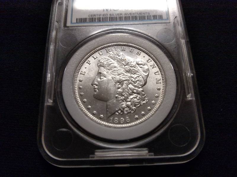 1896 MS-67, CSI Morgan Silver Dolla...