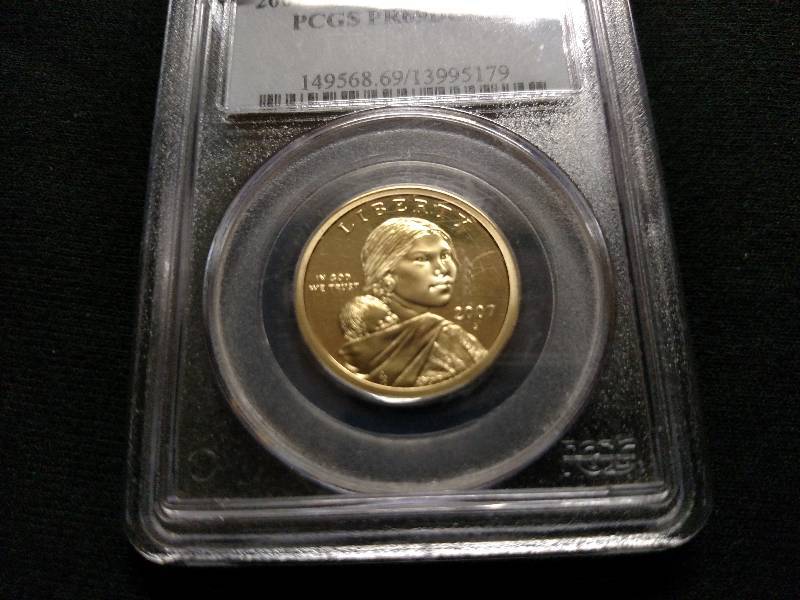 2007-S PR69DCAM PCGS SAC1 Sacagawea...