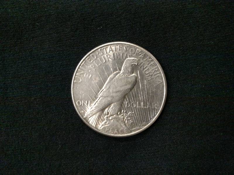 1928 S VF Peace Silver Dollar...