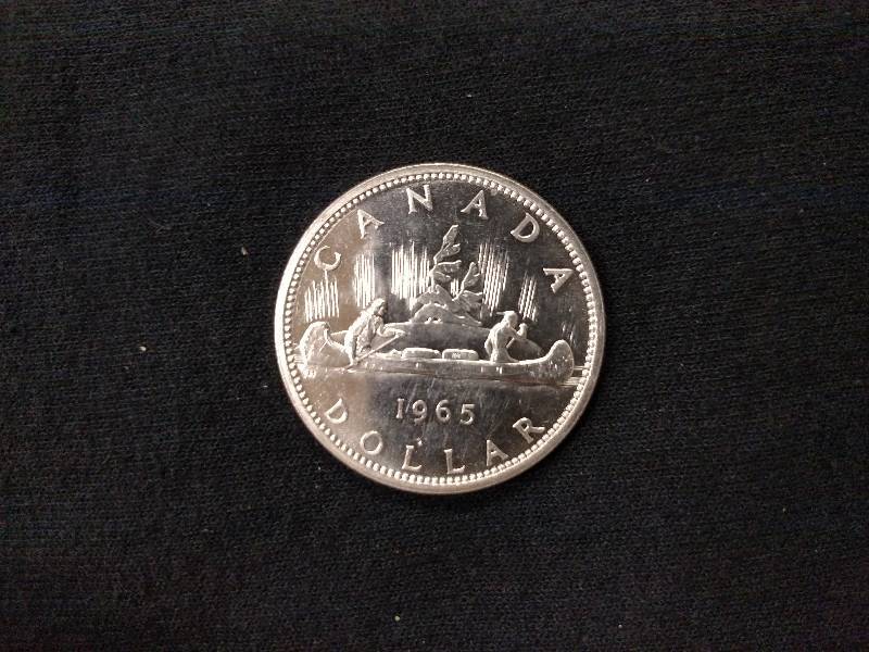 1965 Canada Silver Dollar, .80 Silv...