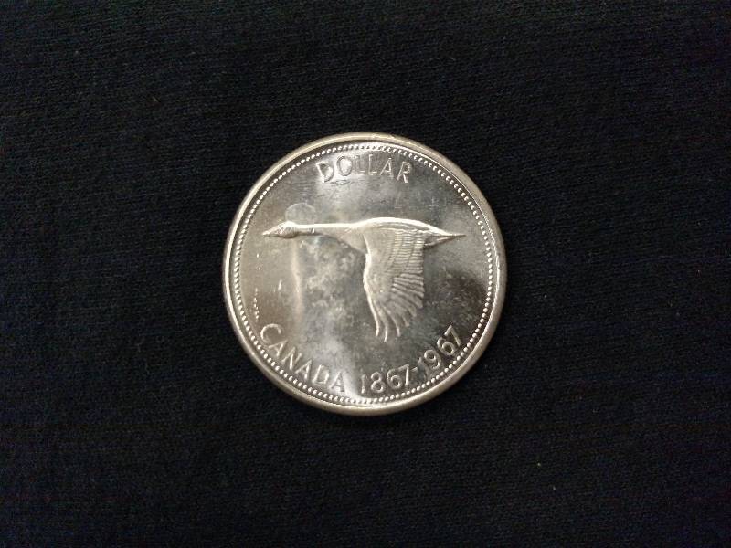 1967 Canada Silver Dollar, .80 Silv...