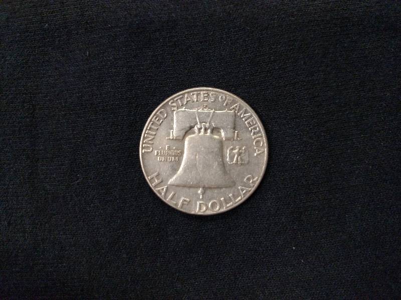 1962 D Franklin Silver Half Dollar...