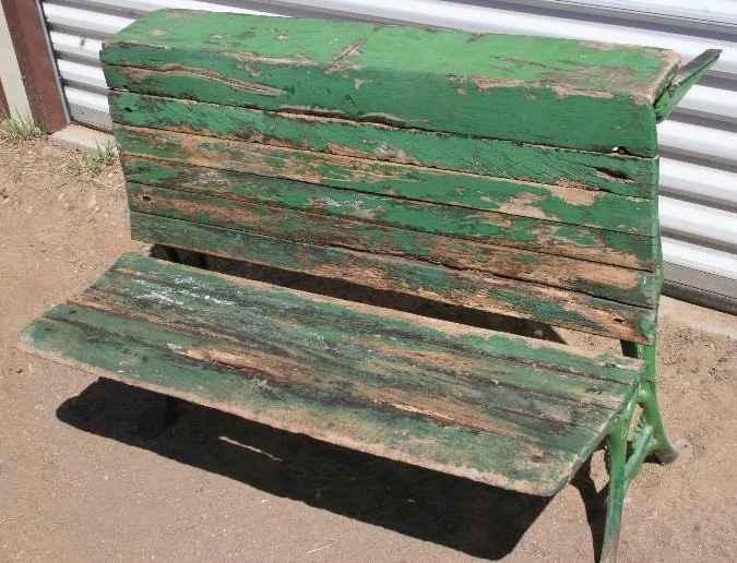lot 34 image: Antique School Desk