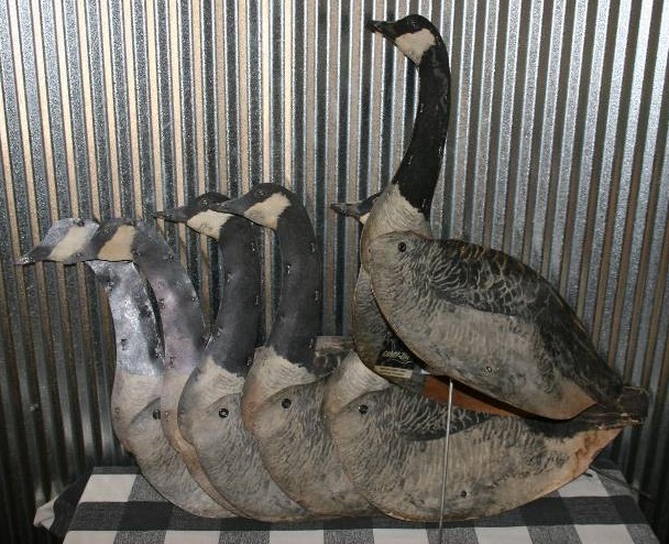 lot 69 image: Antique Goose Decoys