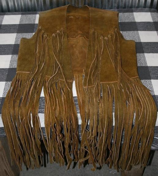 lot 75 image: Vintage Leather Vest