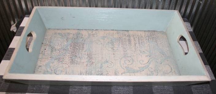 lot 89 image: Decorative Wooden Tray