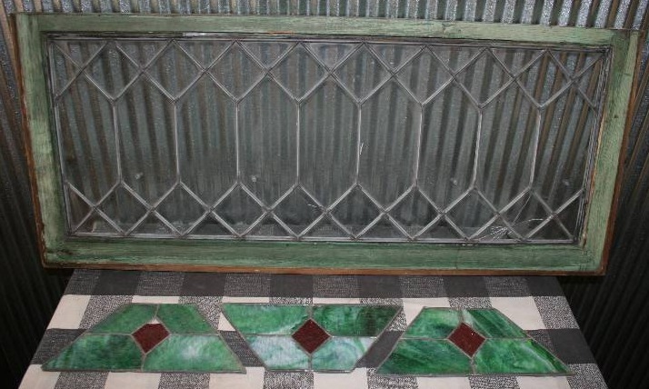 lot 127 image: Stained Glass and Decorative Window