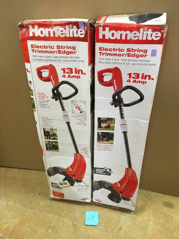 homelite 13 inch electric trimmer