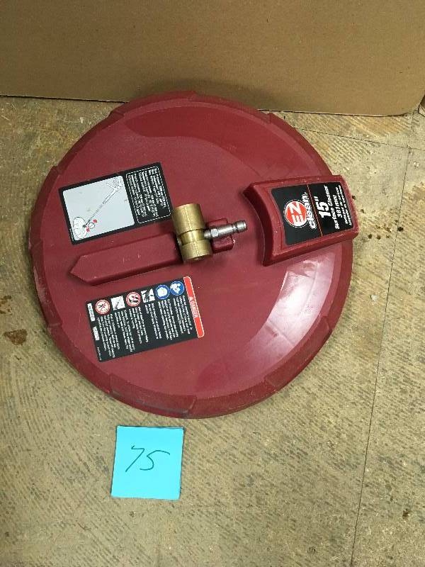 lot 75 image: Homelite EZ clean 15 in. EZ Clean Gas Surface Cleaner not used