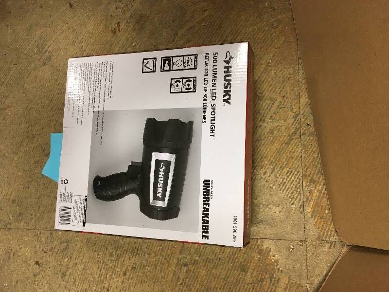 lot 80 image: Husky 500 Lumen LED Spotlight New