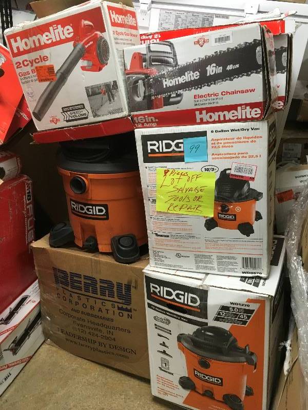 lot 99 image: Lot of salvage tools for repair or parts