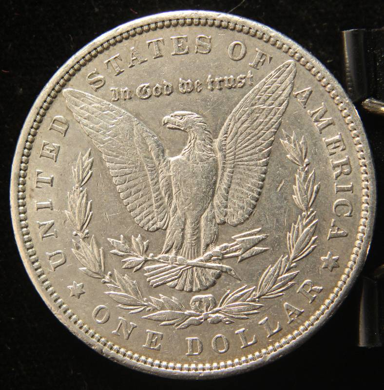 1900 MORGAN SILVER DOLLAR XF45 CLEANED