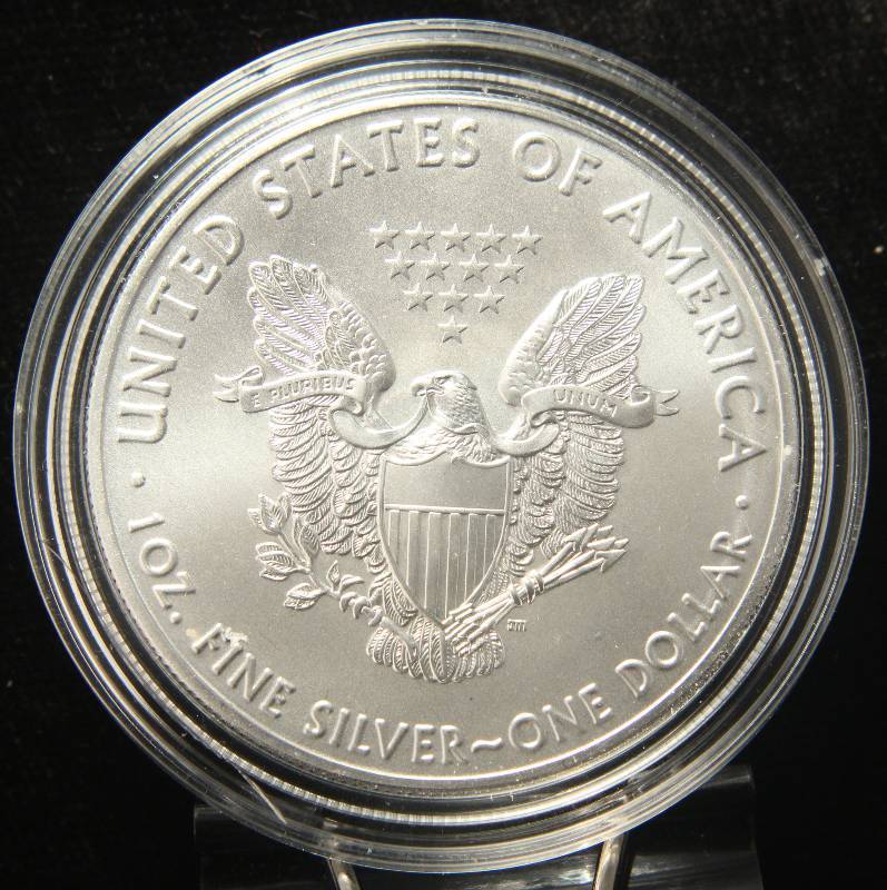 2018 AMERICAN SILVER EAGLE 1 TROY OZ. .999 FINE SILVER IN AIRTITE