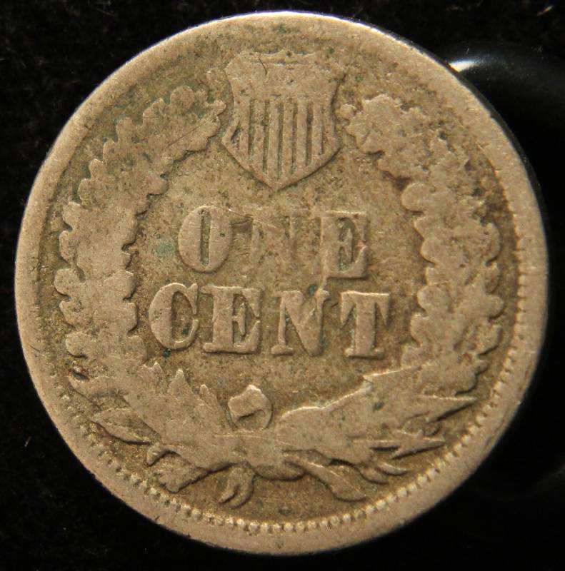 1863 US COPPER NICKEL INDIAN HEAD CENT
