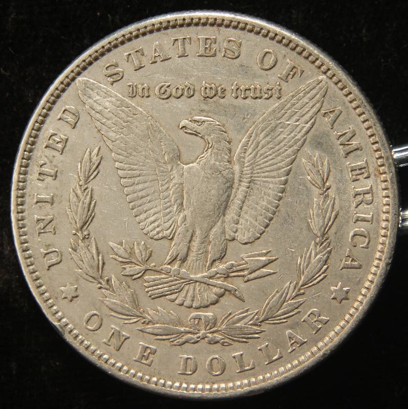 1881 MORGAN SILVER DOLLAR AU