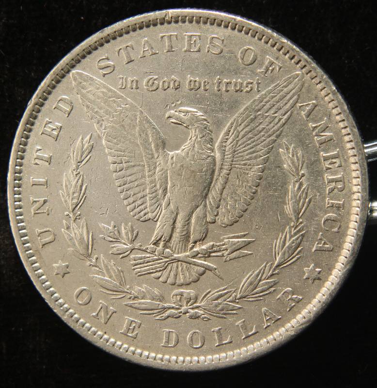 1882 MORGAN SILVER DOLLAR AU