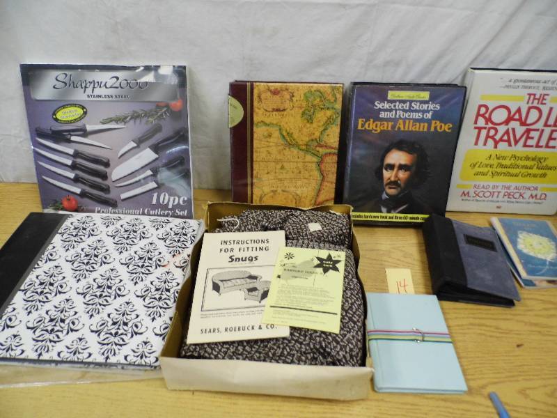lot 14 image: Slip Cover - New Knives - Books