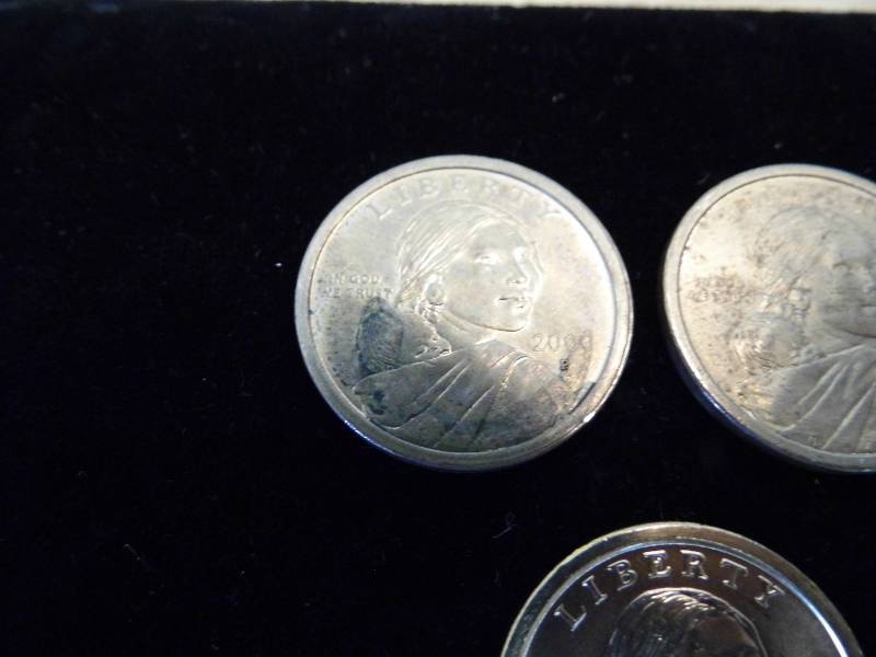 Lot of 7 Sacagawea Dollar Coins
