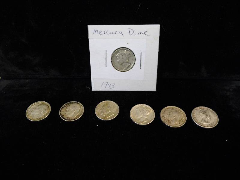 Dimes - Mercury Dimes - Canadian Dimes