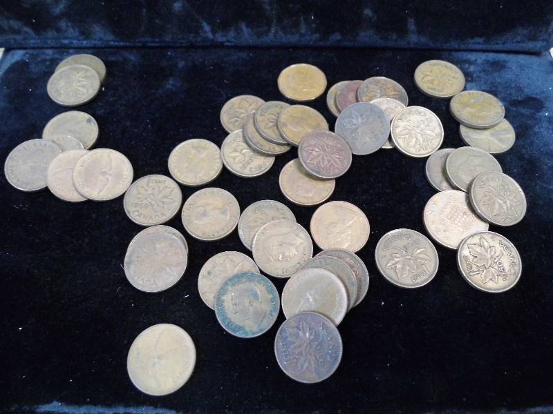 Old Canadian Pennies