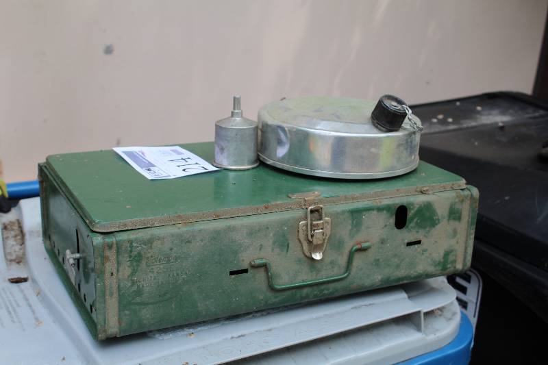 Coleman Camping Equipment - Stove, Water Canteen, Filter Funnel