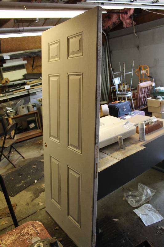 6-Panel Interior House Door w Frame