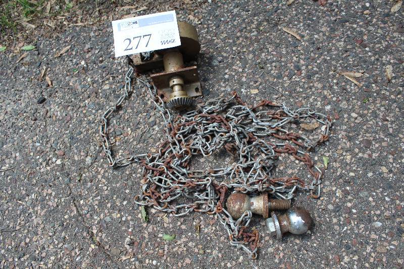 Chain Pulley System, 2in. Trailer Hitch Balls