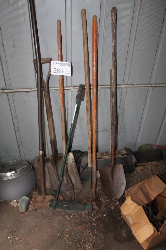 Garden Tools - Shovel, Spade, Sickle, Hoe