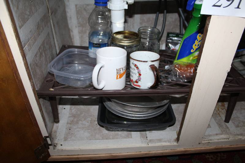 Coffee Cups, Glass Jars, Tupperware, Cookie Sheets, Pie Tins