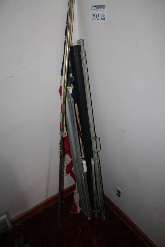 Projector Screen, American Flag