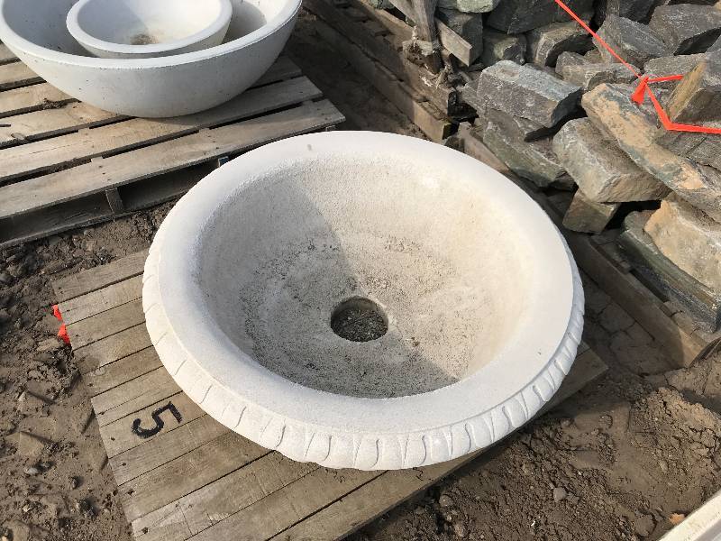 lot 5 image: HADDON STONE LADNSCAPING BOWL