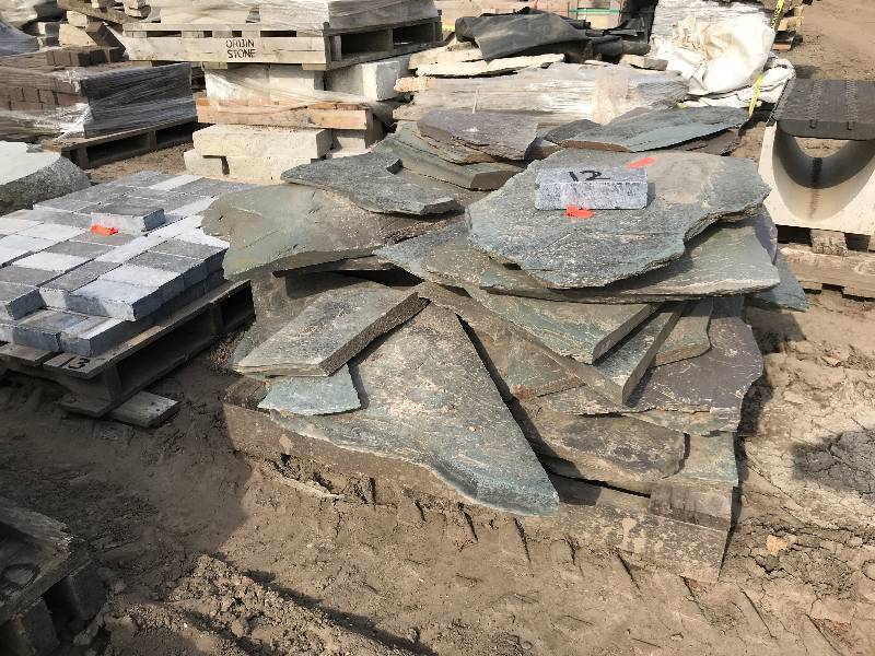 lot 12 image: FLAGSTONE PAVER SLABS