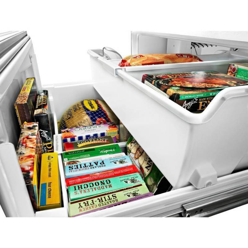 lot 2 image: BRAND NEW - WITH WARRANTY - WHIRLPOOL MODEL # (WRX735SDHZ) - 36 in. W 25.0 cu. ft. French Door Refrigerator in Fingerprint Resistant Stainless Steel - MSRP $ 2399.99