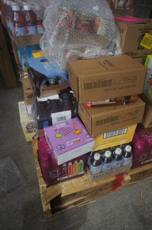 lot 22 image: Pallet of assorted food items