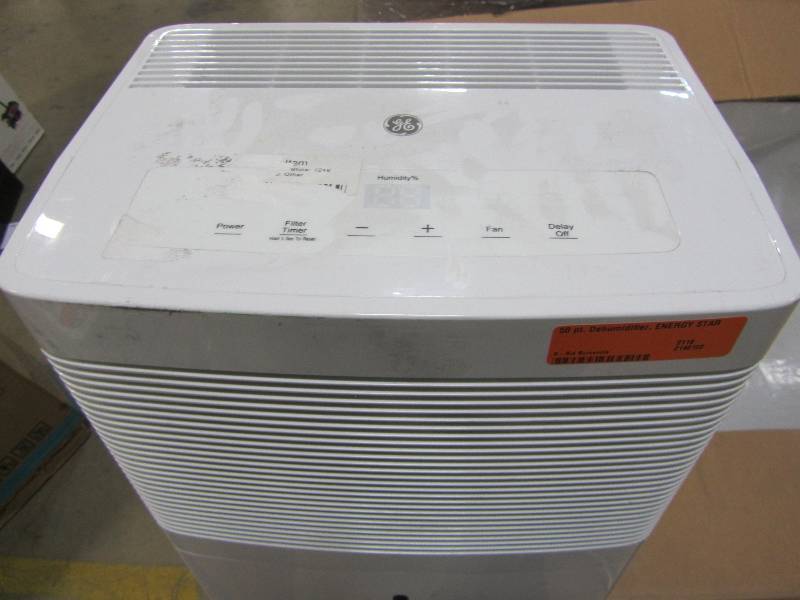 lot 19 image: GE 50 pt. Dehumidifier, ENERGY STAR