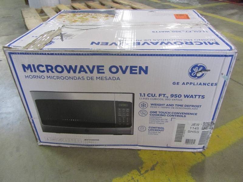 Ge 1 1 Cu Ft Countertop Microwave In Stainless Steel Mn Home