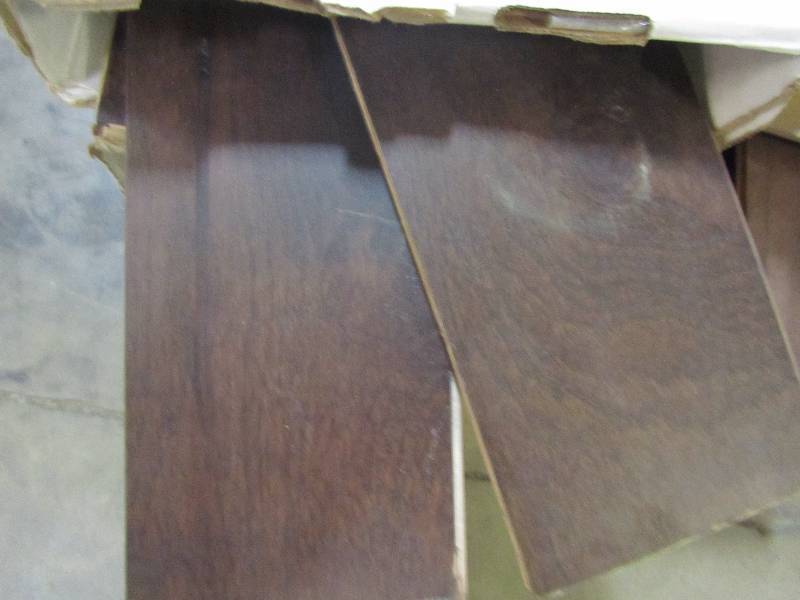 lot 85 image: Hickory Espresso Wirebrushed Cabin 38 thick x 5 wide, 24.5 sq ftcarton (lot of 9)