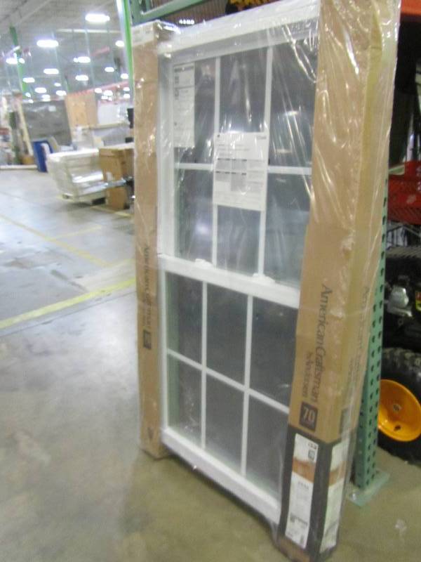 lot 97 image: American Craftsman 29.75 in. x 56.75 in. 70 Series Double Hung White Vinyl Window with Nailing Flange