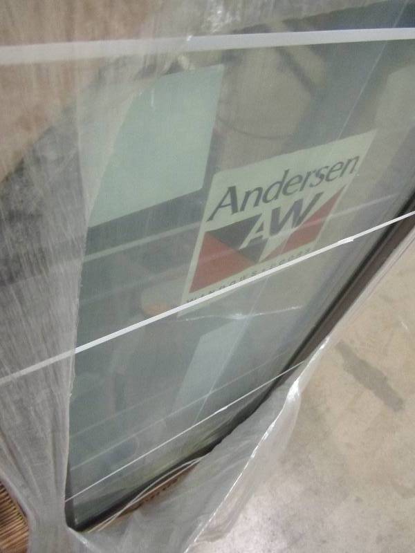 lot 98 image: Andersen 26.5 in. x 51.5 in. Black Trim Window