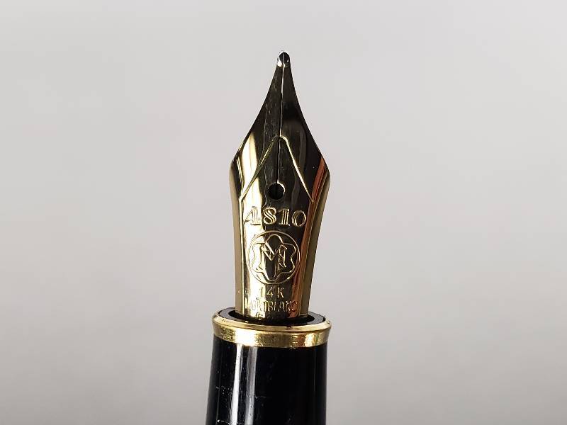 lot 1 image: Montblanc Meisterstruck 14k Yellow Gold Fountain Pen 4810