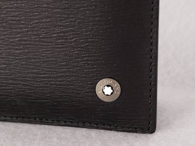 lot 15 image: Montblanc Leather Long Wallet  Business Card Case